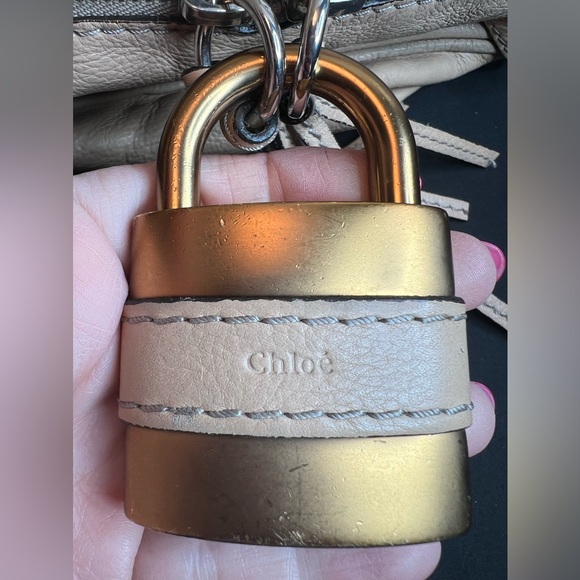 AUTHENTIC CHLOE LEATHER PADDINGTON SHOPPER TOTE HANDBAG - Picture 14 of 17